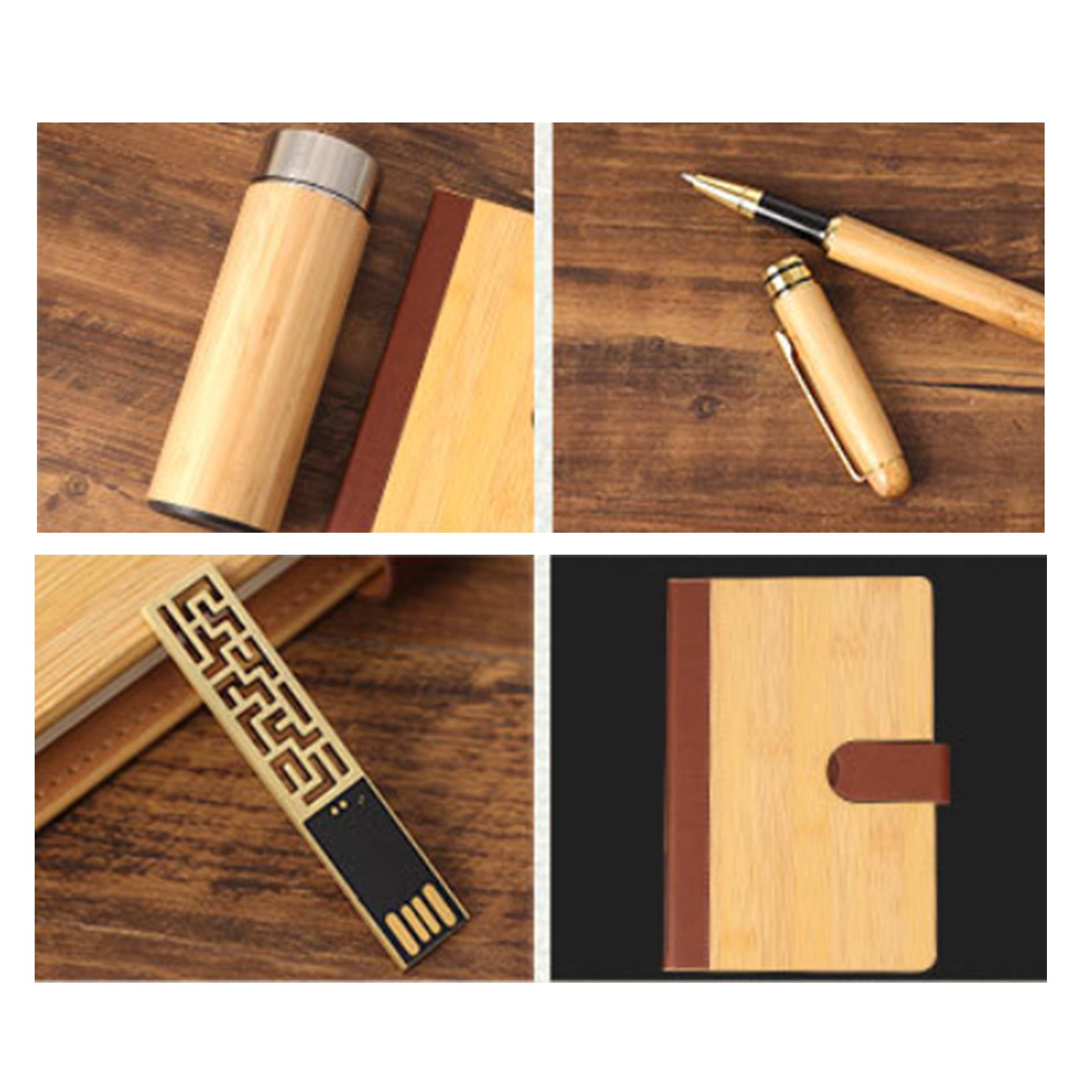 Business Set Tumbler Journal Pen Flash Drive 4
