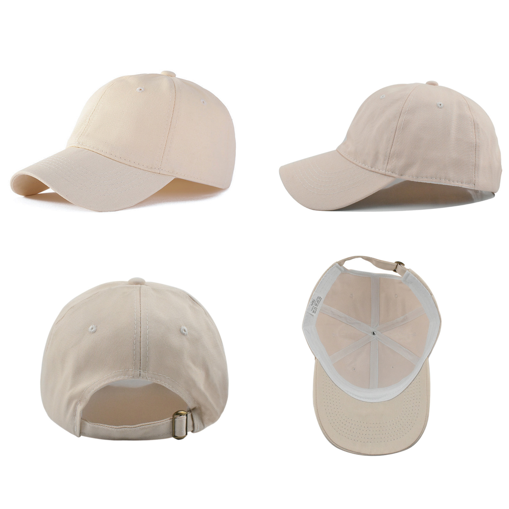 Combed Cotton Simple Baseball Cap 1