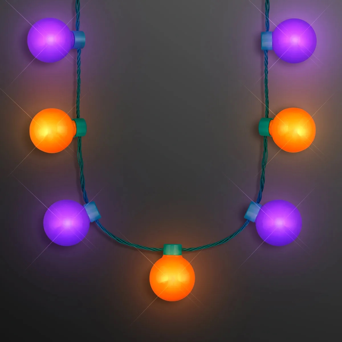 Halloween Light Globes Party Necklace 7