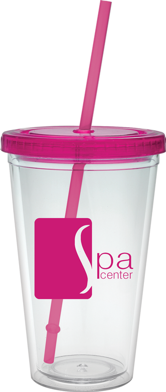16 oz. Classic Carnival Cup - Color Lid and Straw 77