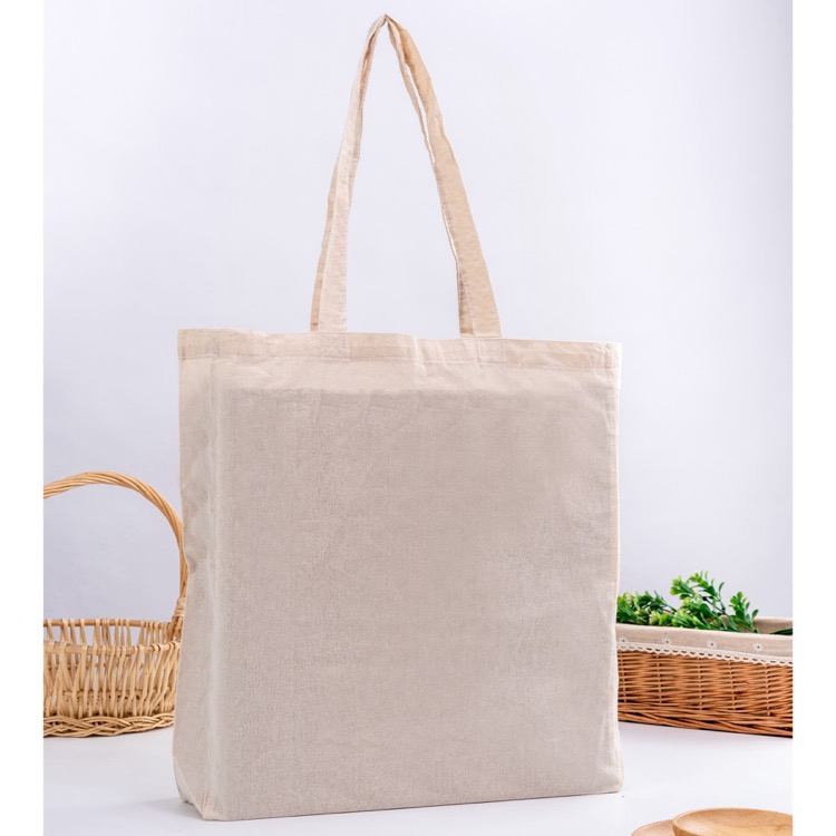 Calico Bag with Gusset, custom tote bag with logo imprint 5