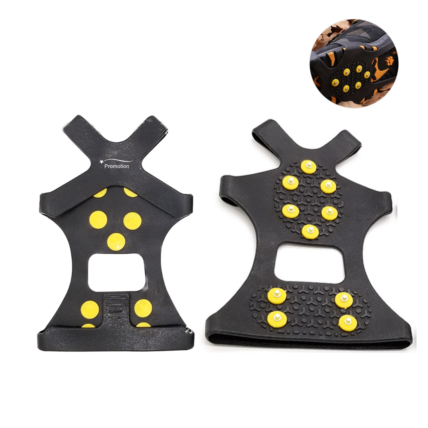 1 Pair Silicone Shoe Cover Anti-Slip Gripper 1