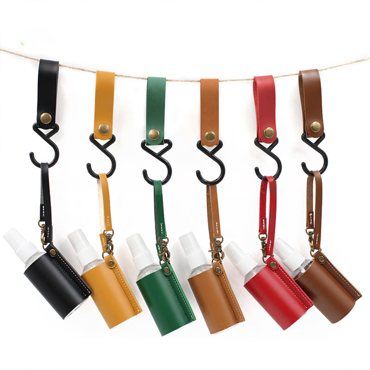 Alcohol Perfume Hand Sanitizer Refill Spray Bottle Keychain 13