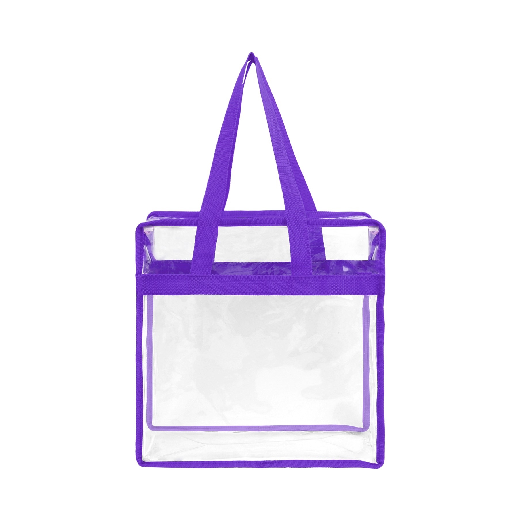 Clear Tote Bag With Zipper 1