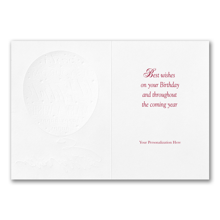 Floating Greetings Birthday Card 2