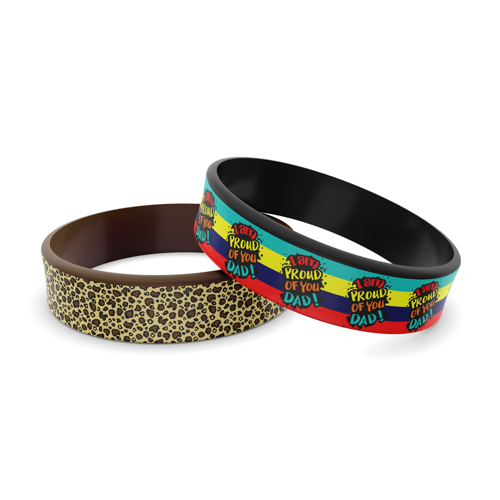 PVC Snap On Bracelet -  9"x 0.7"x 0.075" 7
