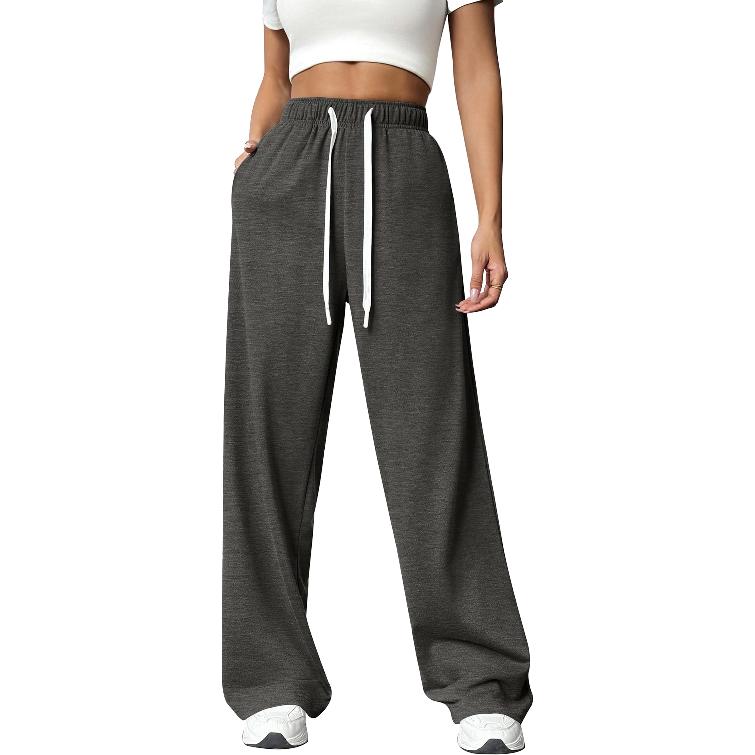 Cotton Loose Straight Sports Pants 6