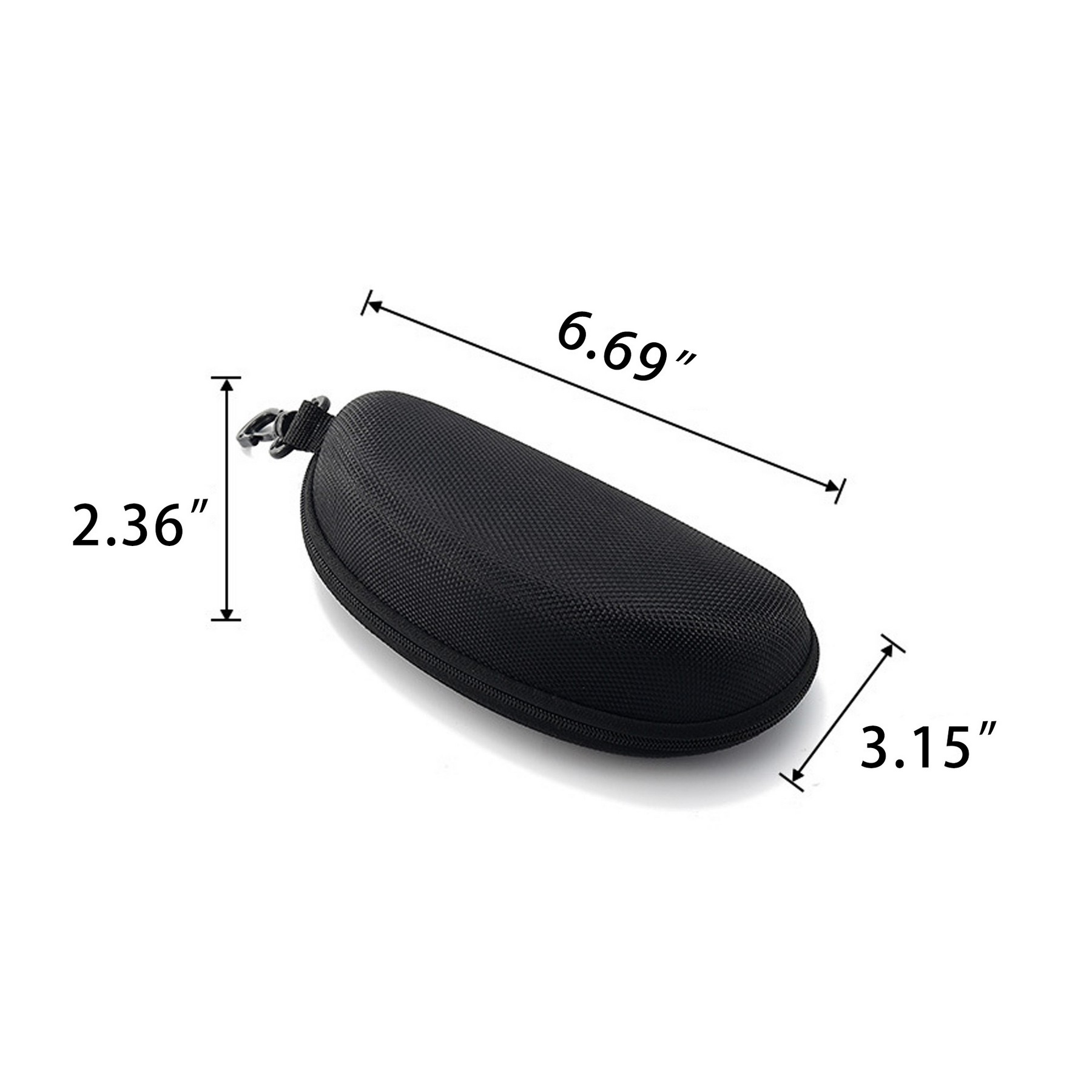 Oxford Cloth Zipper Glasses Case 4