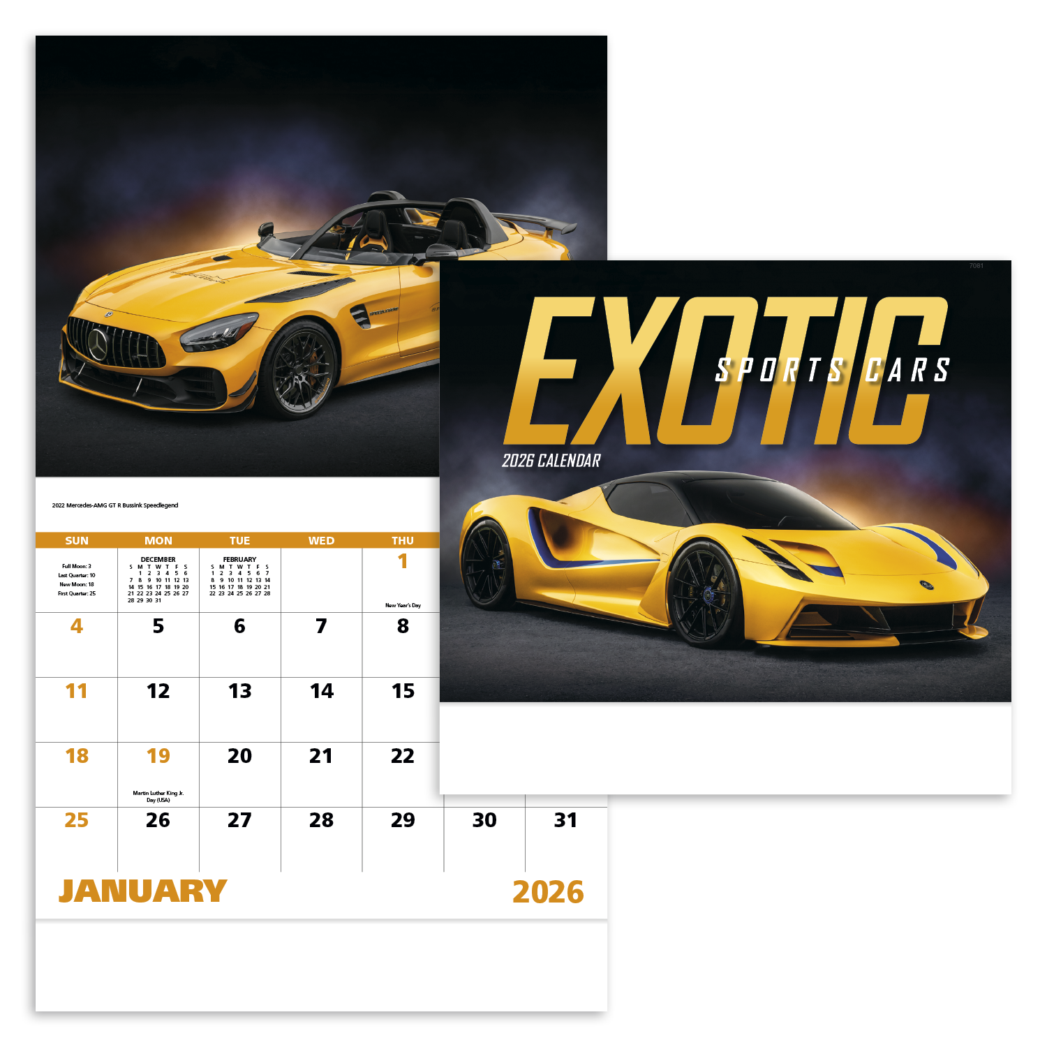 Good Value™ Exotic Sports Cars - Stapled Calendar 42