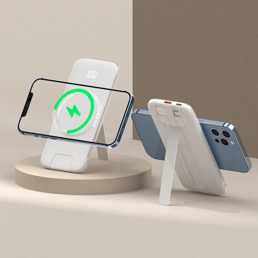 10000MAH Magnetic Power Bank With Holder 4
