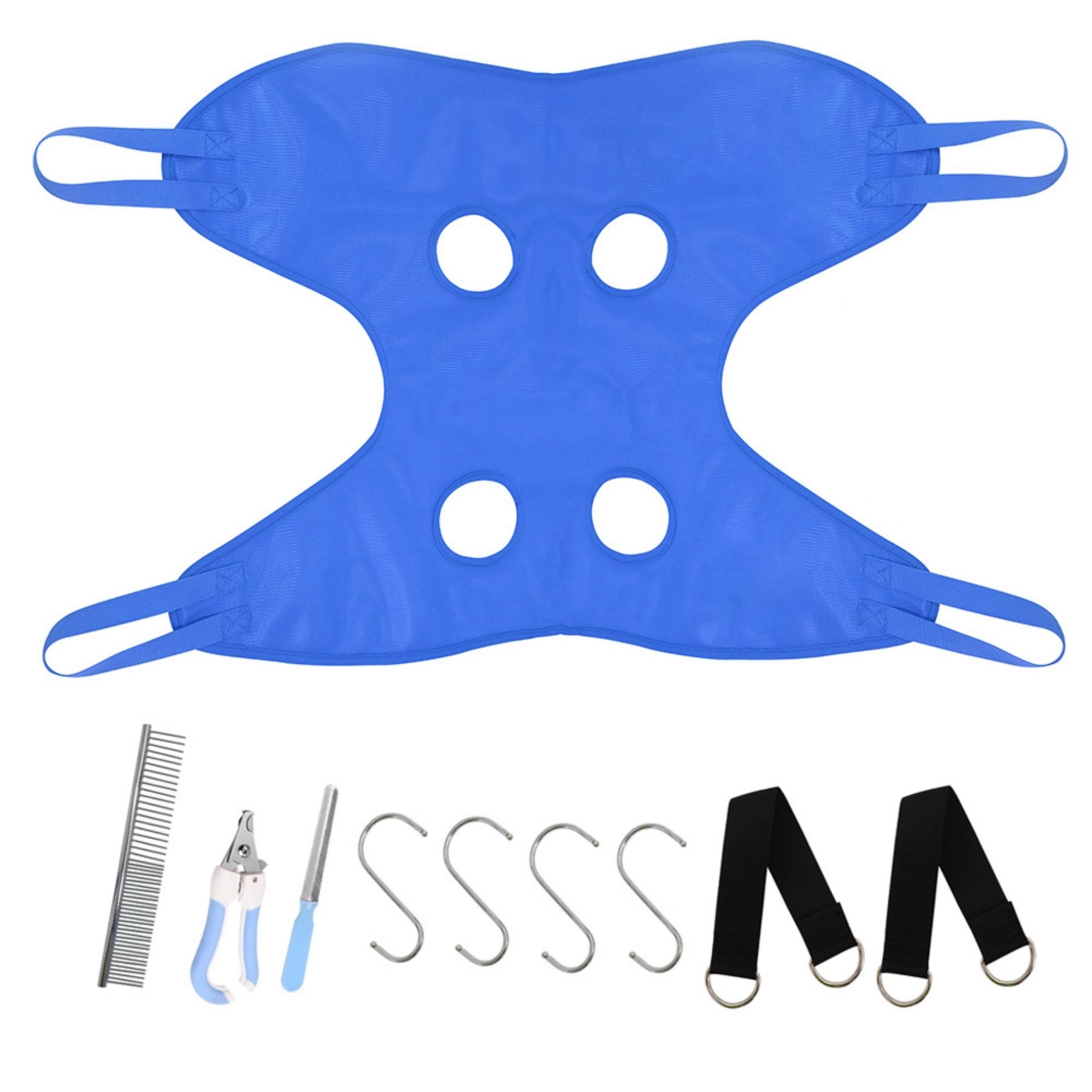 Pet Dog Grooming Hammock Harness Restraint Bag Nail Clippers 5