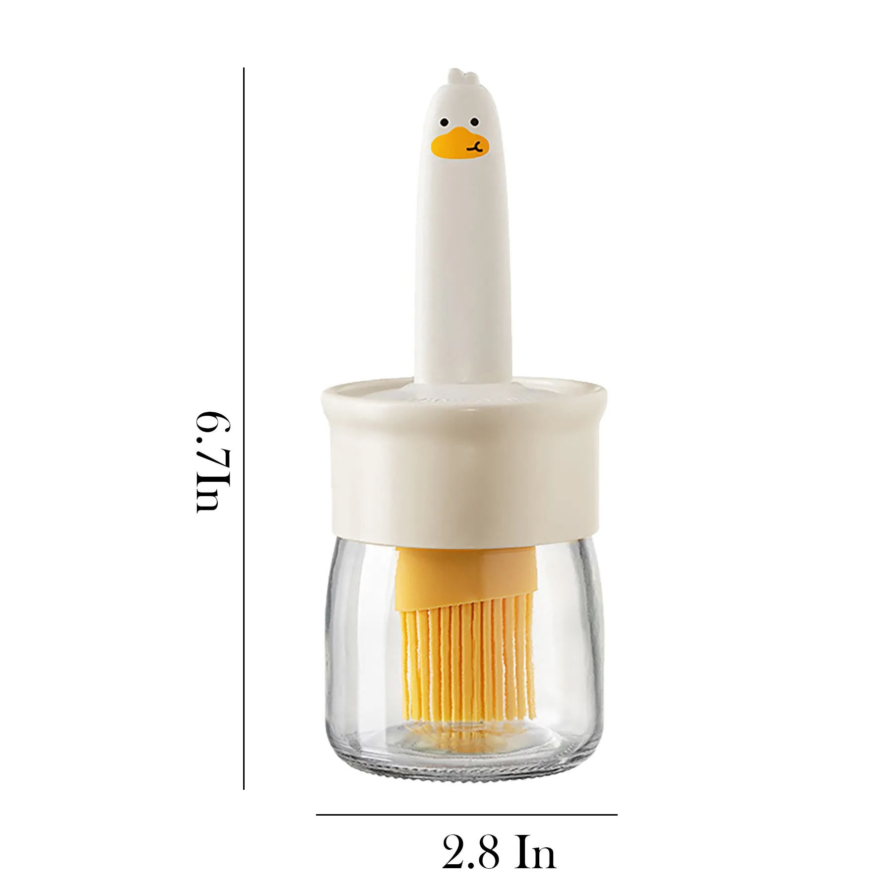 Plastic Barbecue Oil Brush Integrated Bottle 3