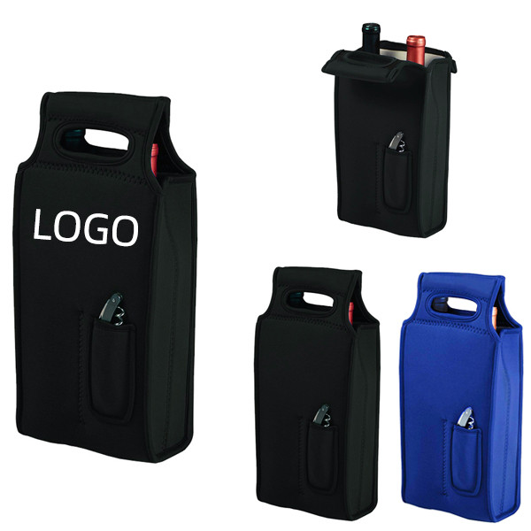 Neoprene Dual Wine Tote Bag 2