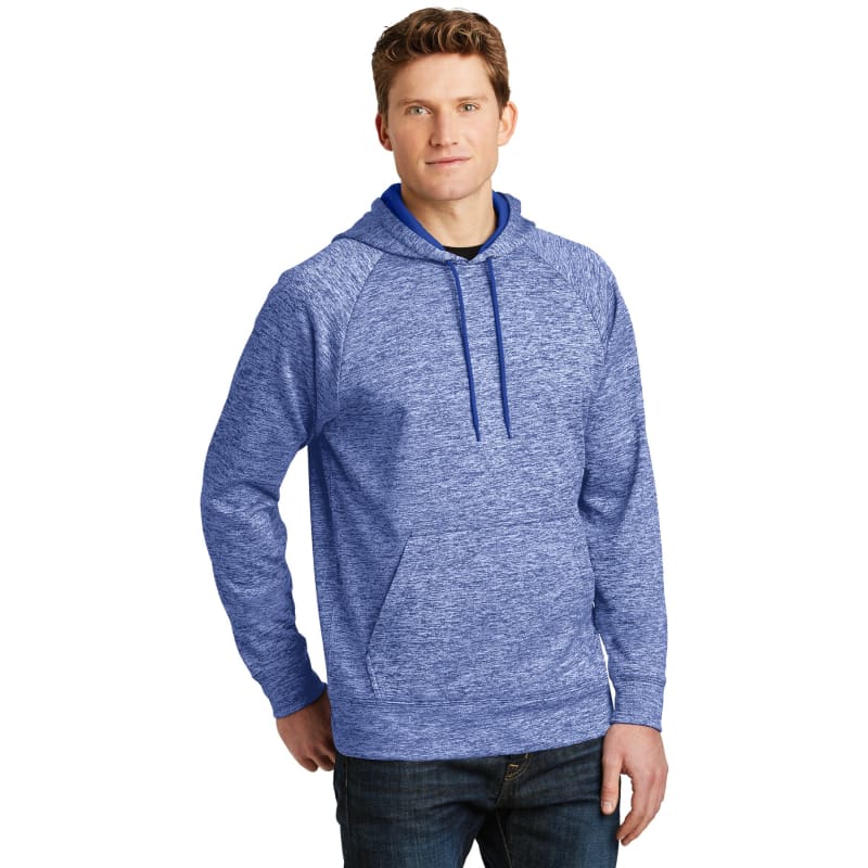 Sport-Tek PosiCharge Electric Heather Fleece Hooded Pullover., custom hoodie or sweatshirt with logo imprint 5