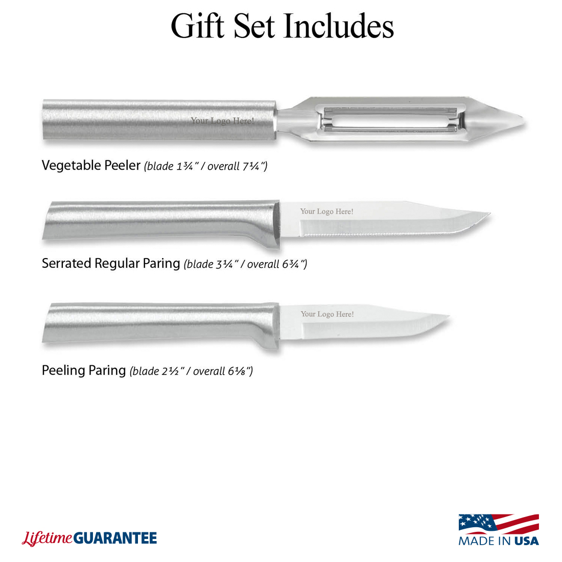 Kitchen Basics Gift Set w/ Silver Handle 5
