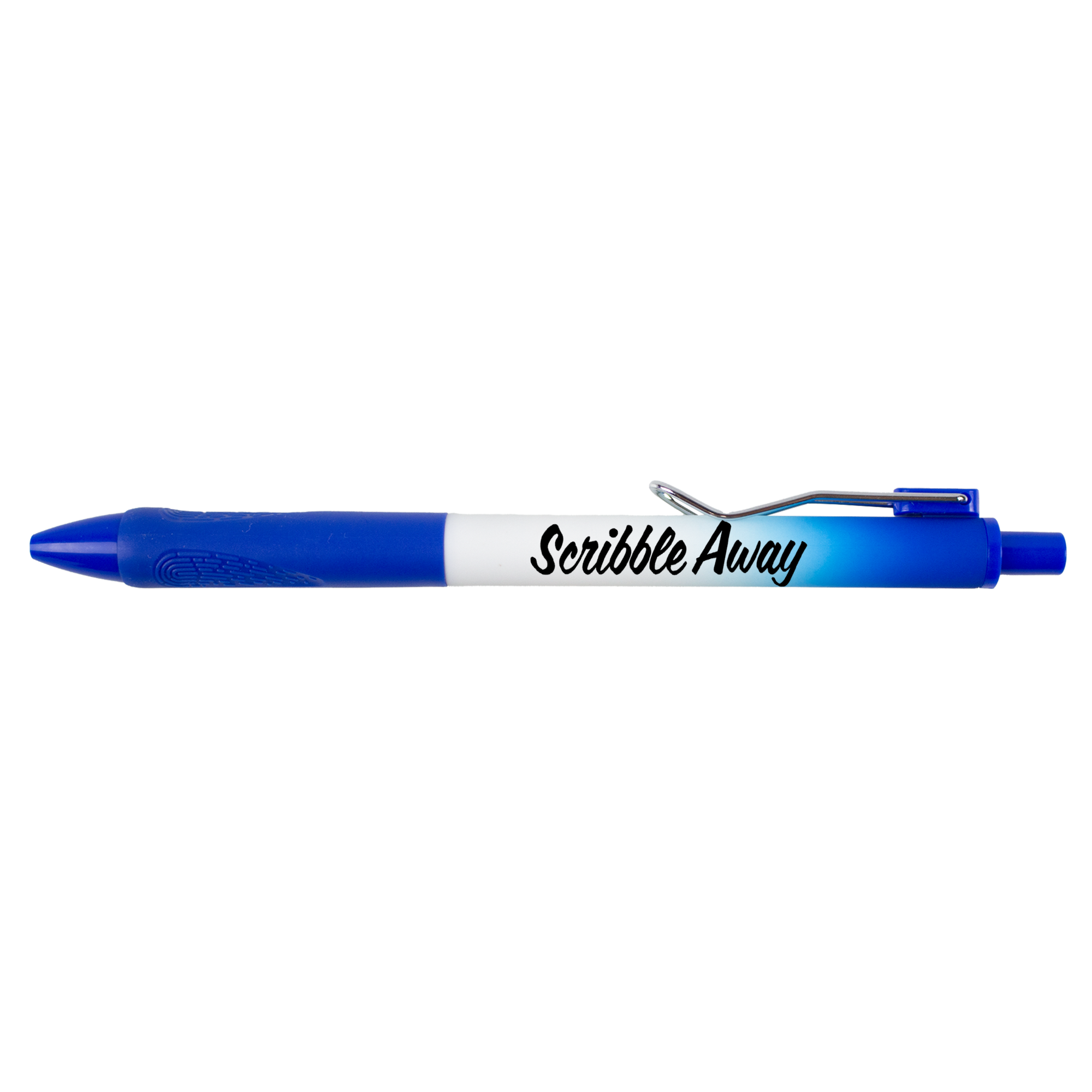 Recycled Ombre Pen with a Rubber Grip & Metal Clip 8