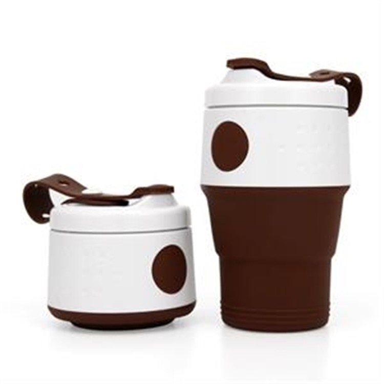 13 oz Silicone Foldable Coffee Cup 3
