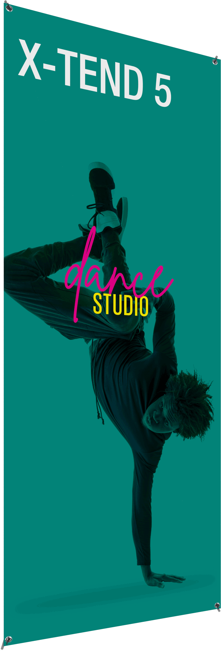 X-tend 5 Spring Back Banner Stand 1