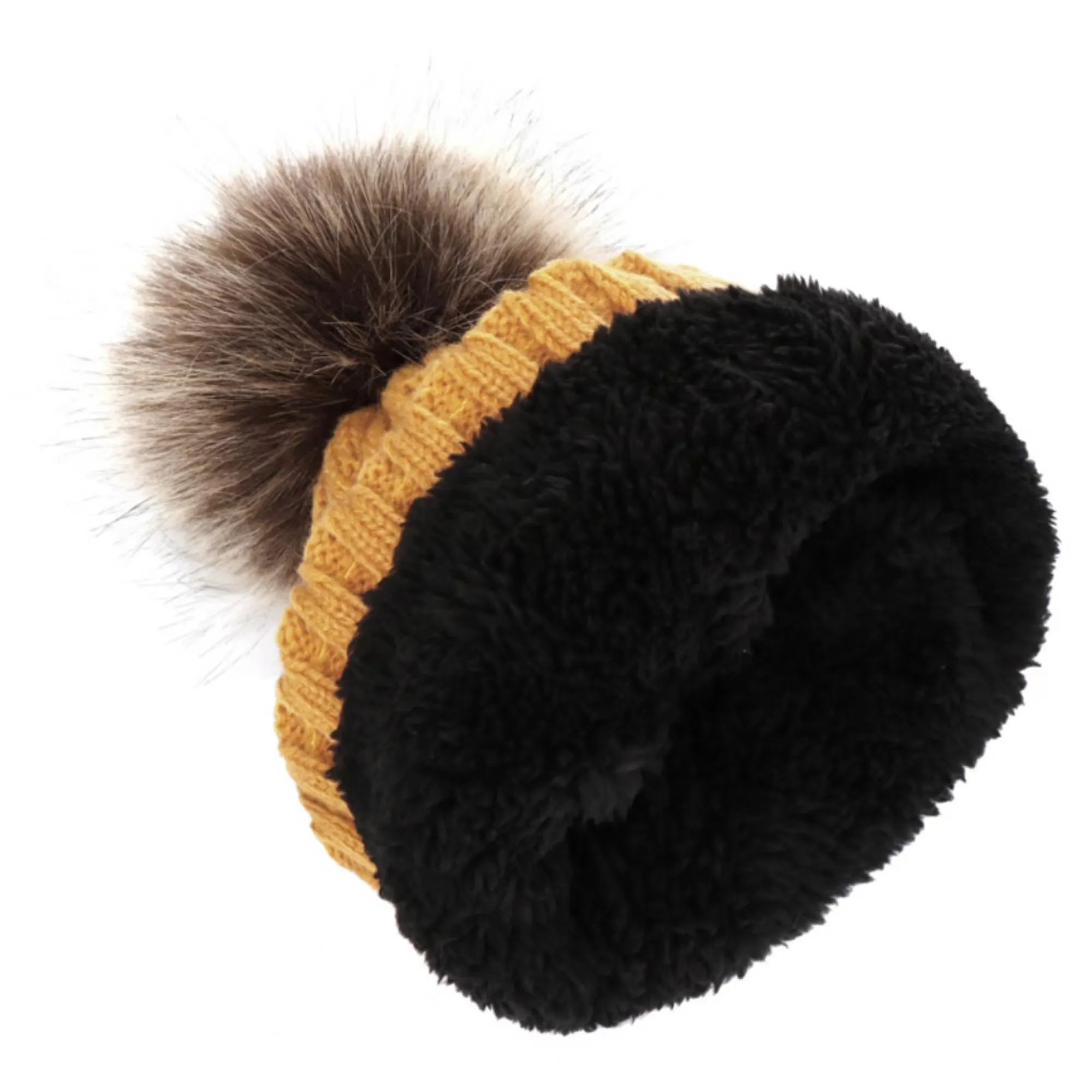 Baby'S Winter Fleece-Lined Knit Beanie Hat 6