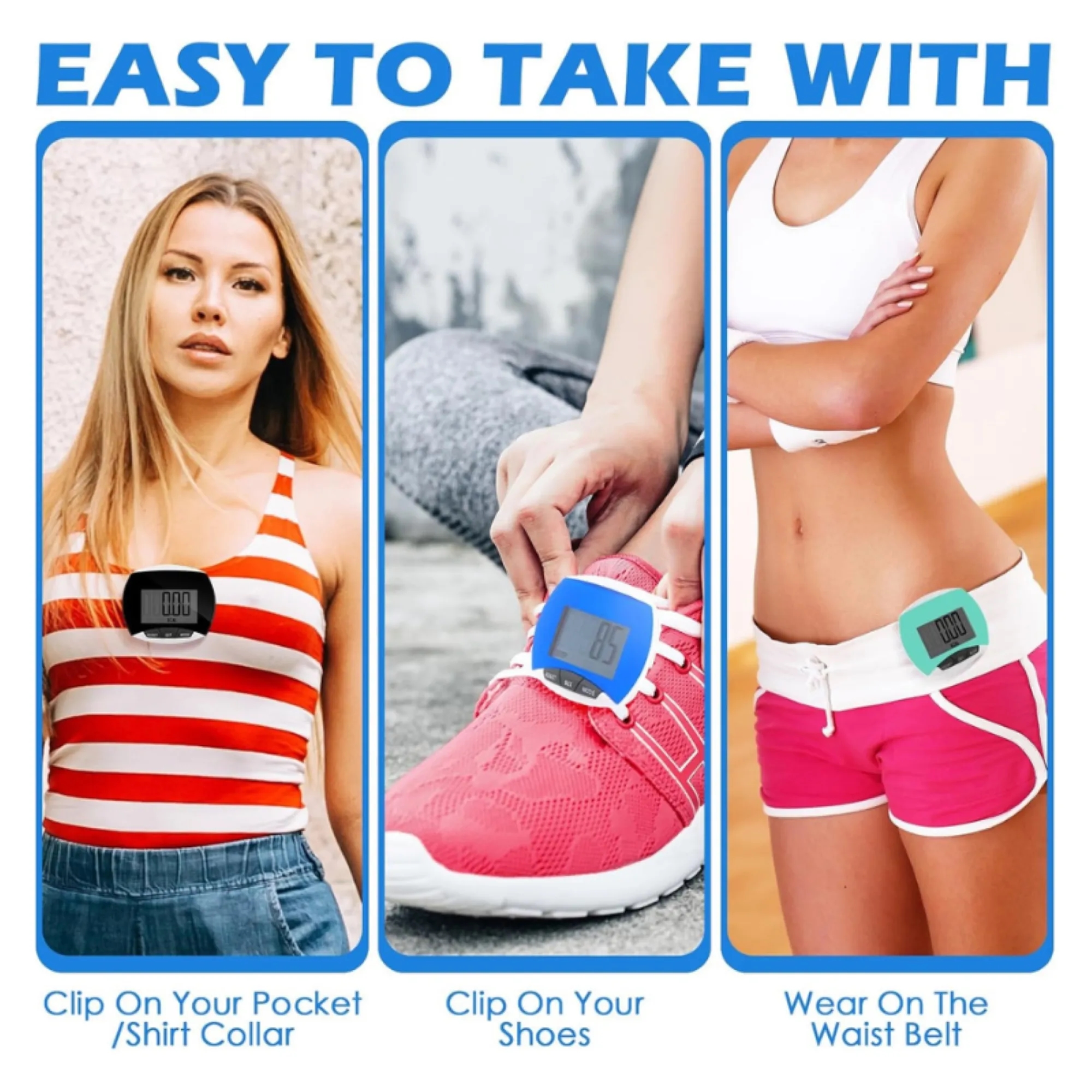 Multi-Function Electronic Pedometer 4