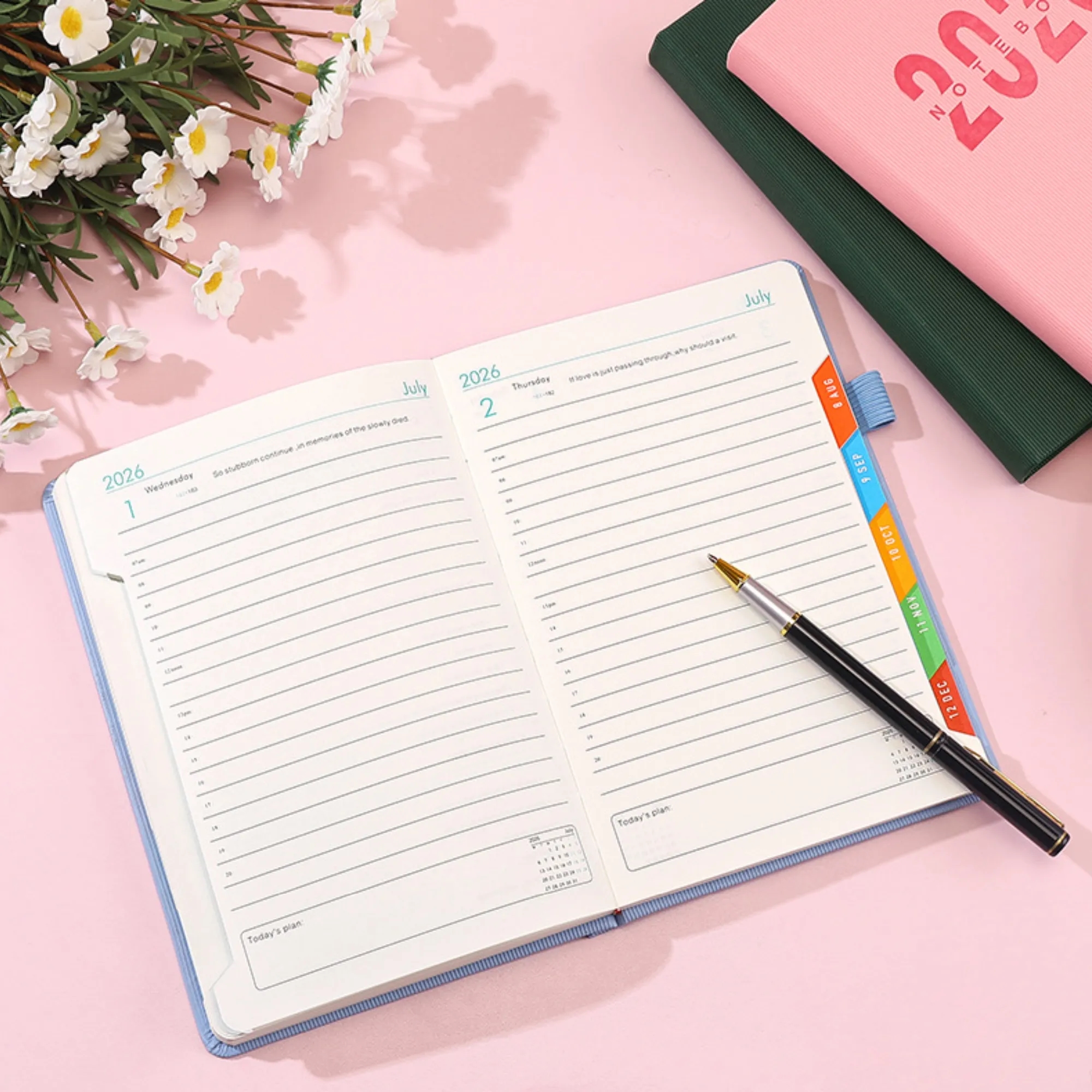 2026 Schedule Book Daily Planner Notebook Notepad 3