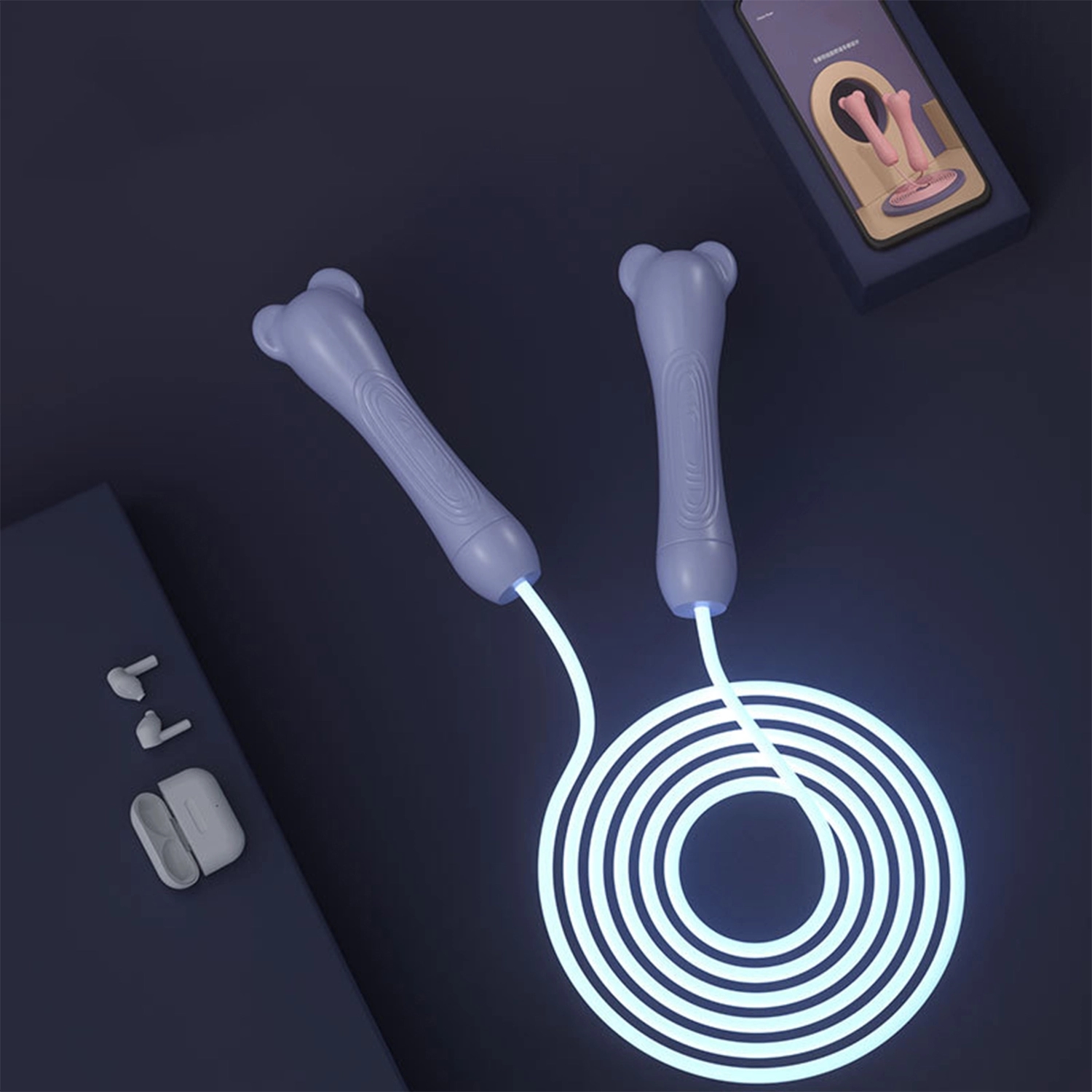 Sport Adjustable Luminous Jump Rope 3