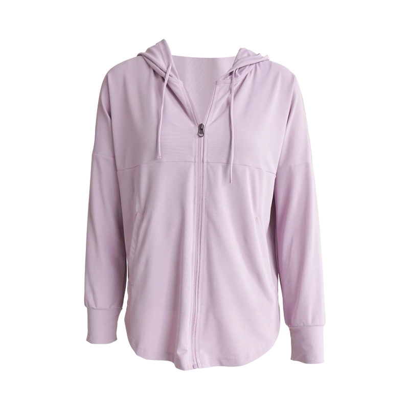 UPF50+ Full Zip Quick-Dry Cooling Sport Hoodie Jacket -Women 12
