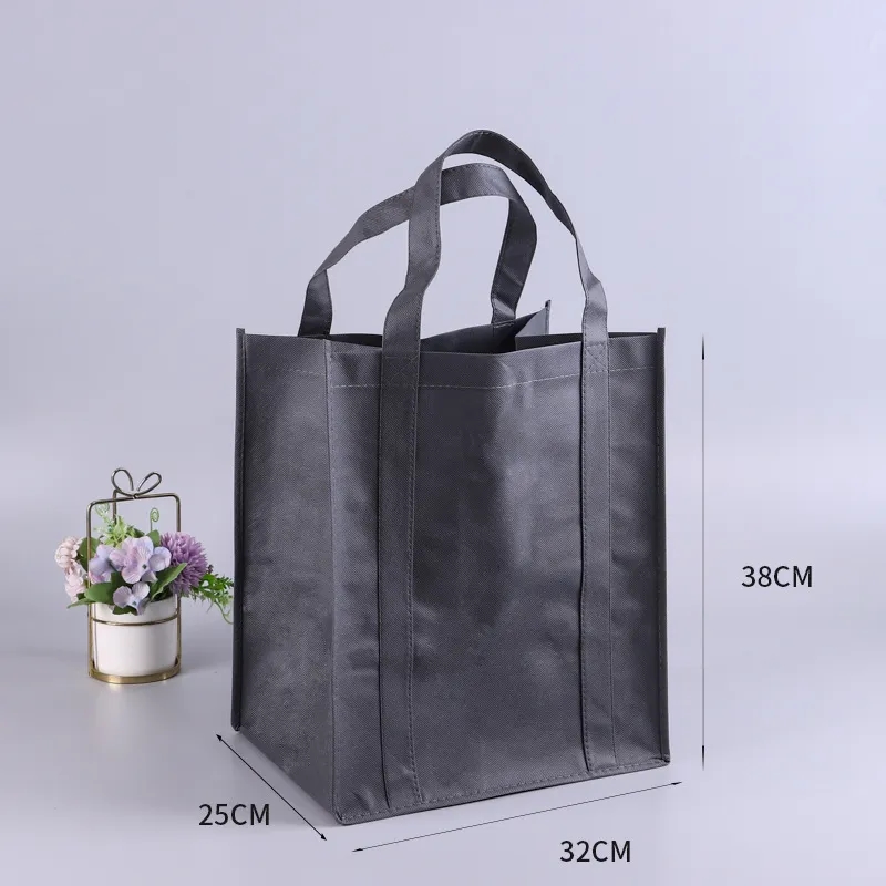 Rpet Non-woven shopper tote bag- 13 X 15 X 10 3
