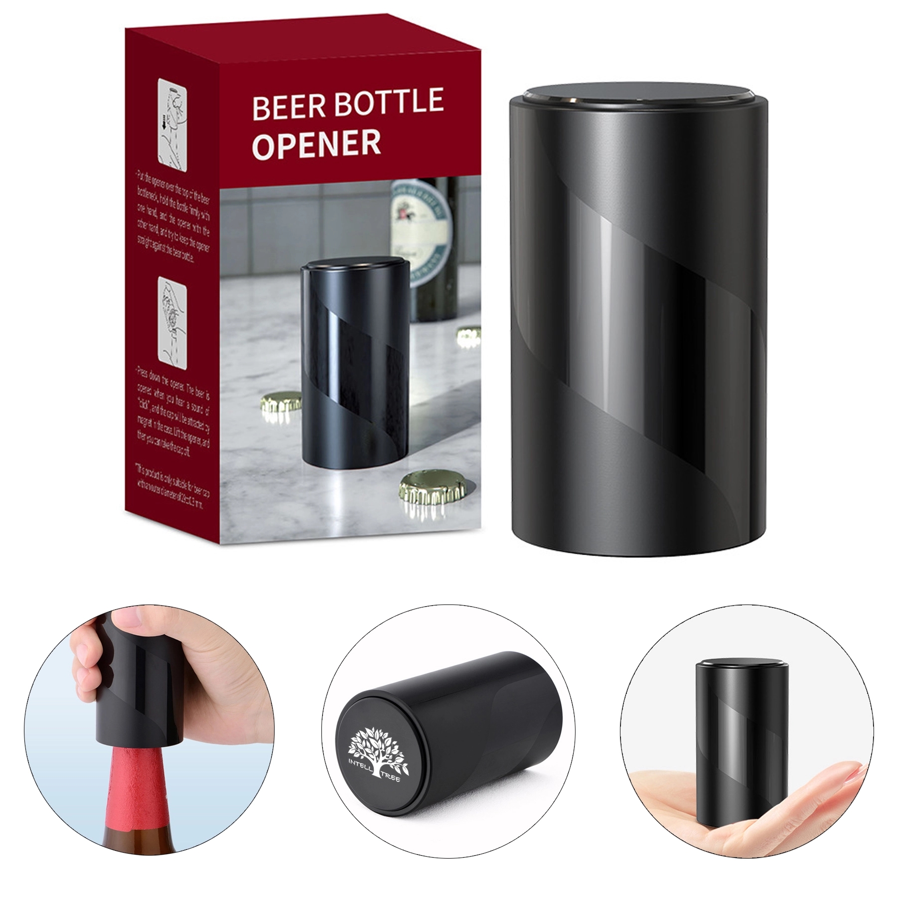 Beer Bottle Opener Stainless Steel Wine Bartender Tool 4