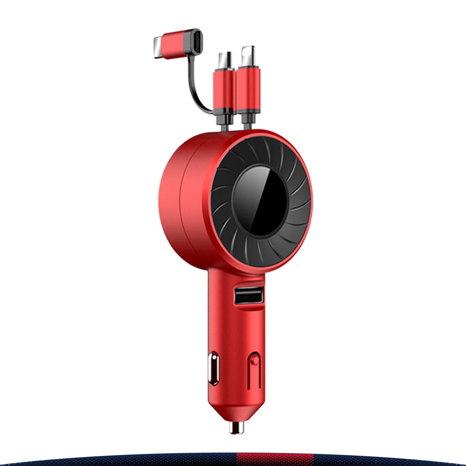 Turbo Retractable Car Charger 4