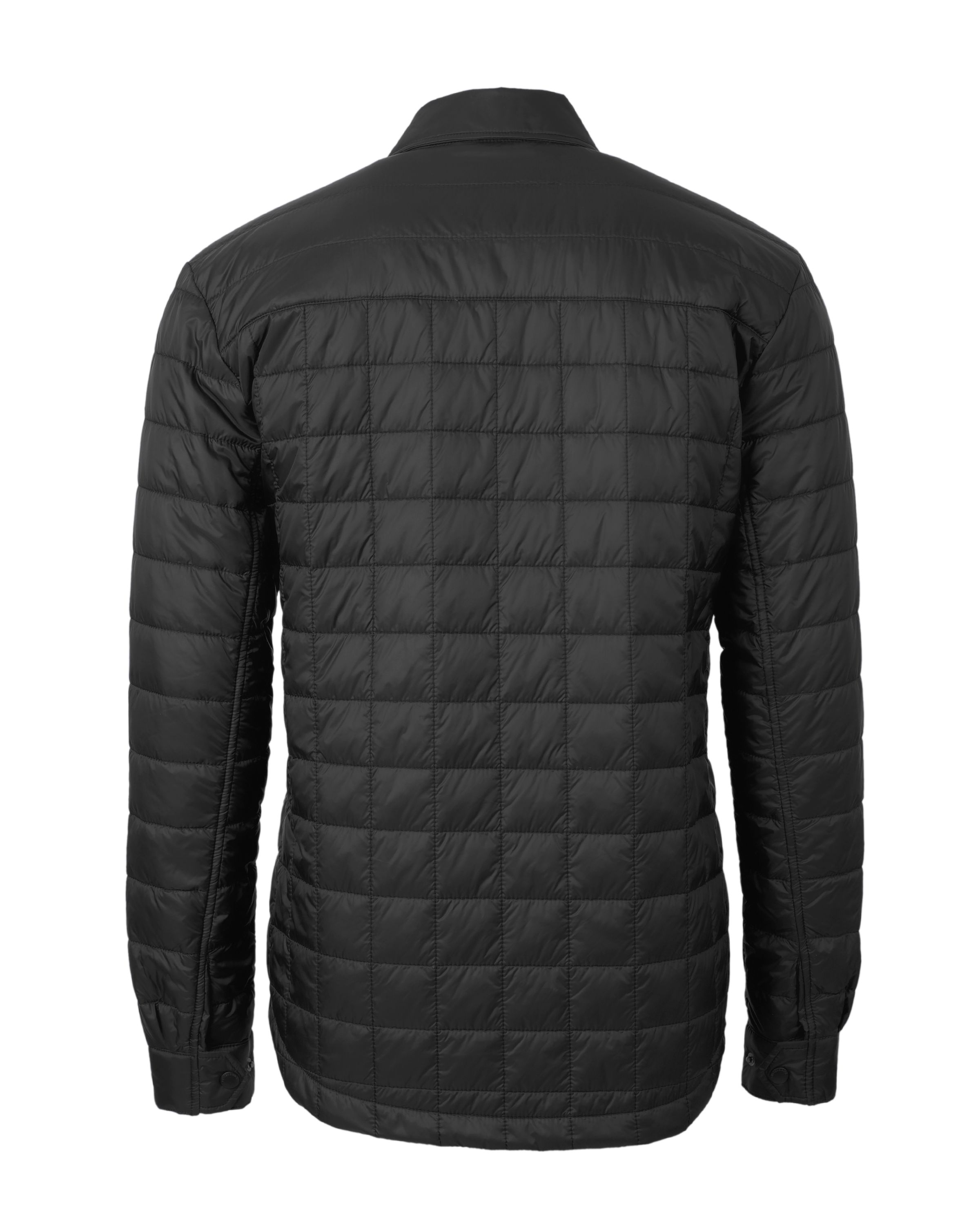 Cutter & Buck Rainier Recycled Insulated Puffer Mens Big & Tall Full Zip Shirt Jacket Big & Tall 17