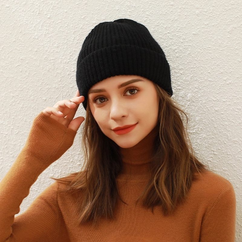 Solid Color Knit Hat 6