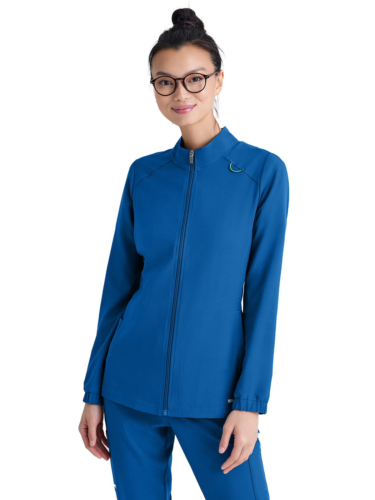 Grey's Anatomy Evolve Stretch - Women's Three-Pocket Virtue Warm-Up Scrub Jacket 50