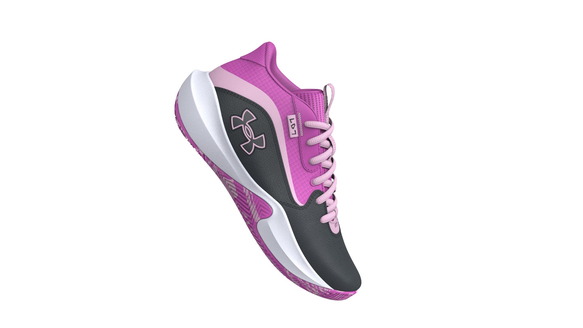 UA Lockdown 7 Grade School Basketball Shoes 13