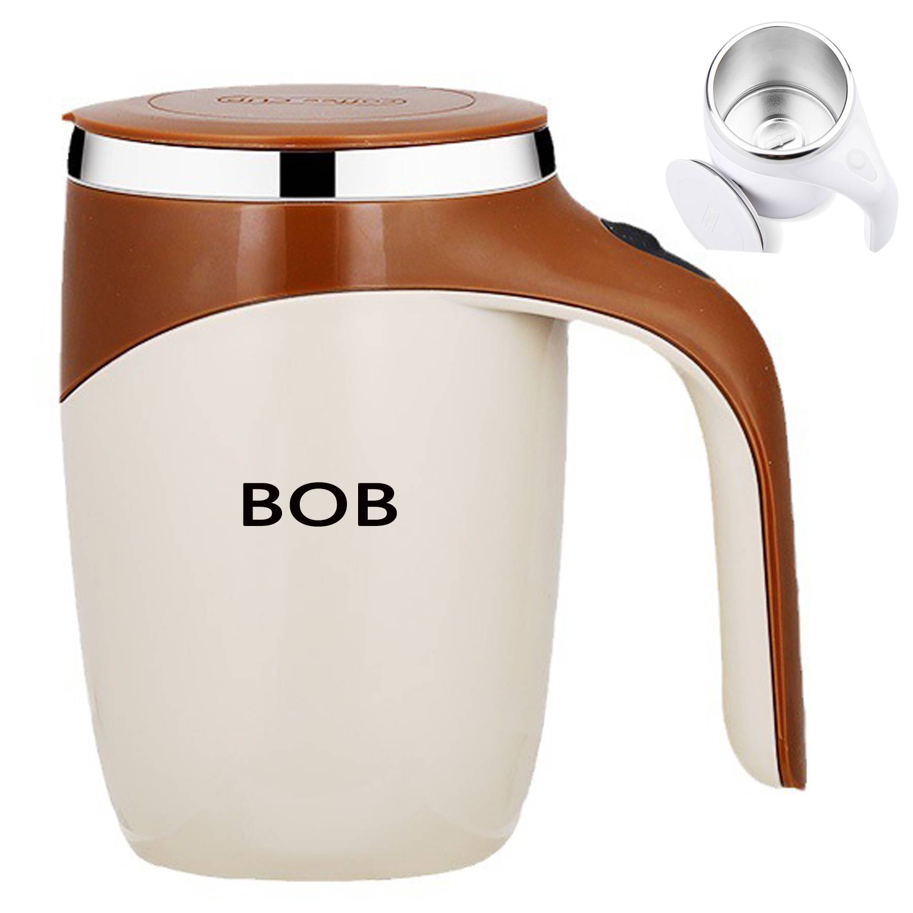 13 Oz. Fully Automatic Stirring Magnetic Rotating Coffee Cup