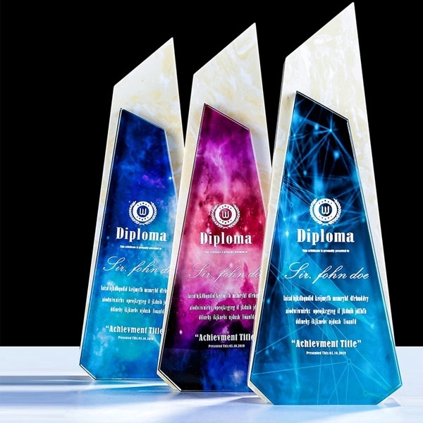 Souvenir Crystal Award Plaque 4