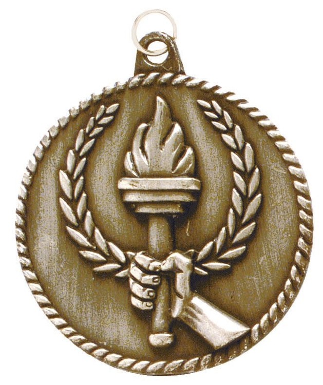 Torch High Relief Medal 2