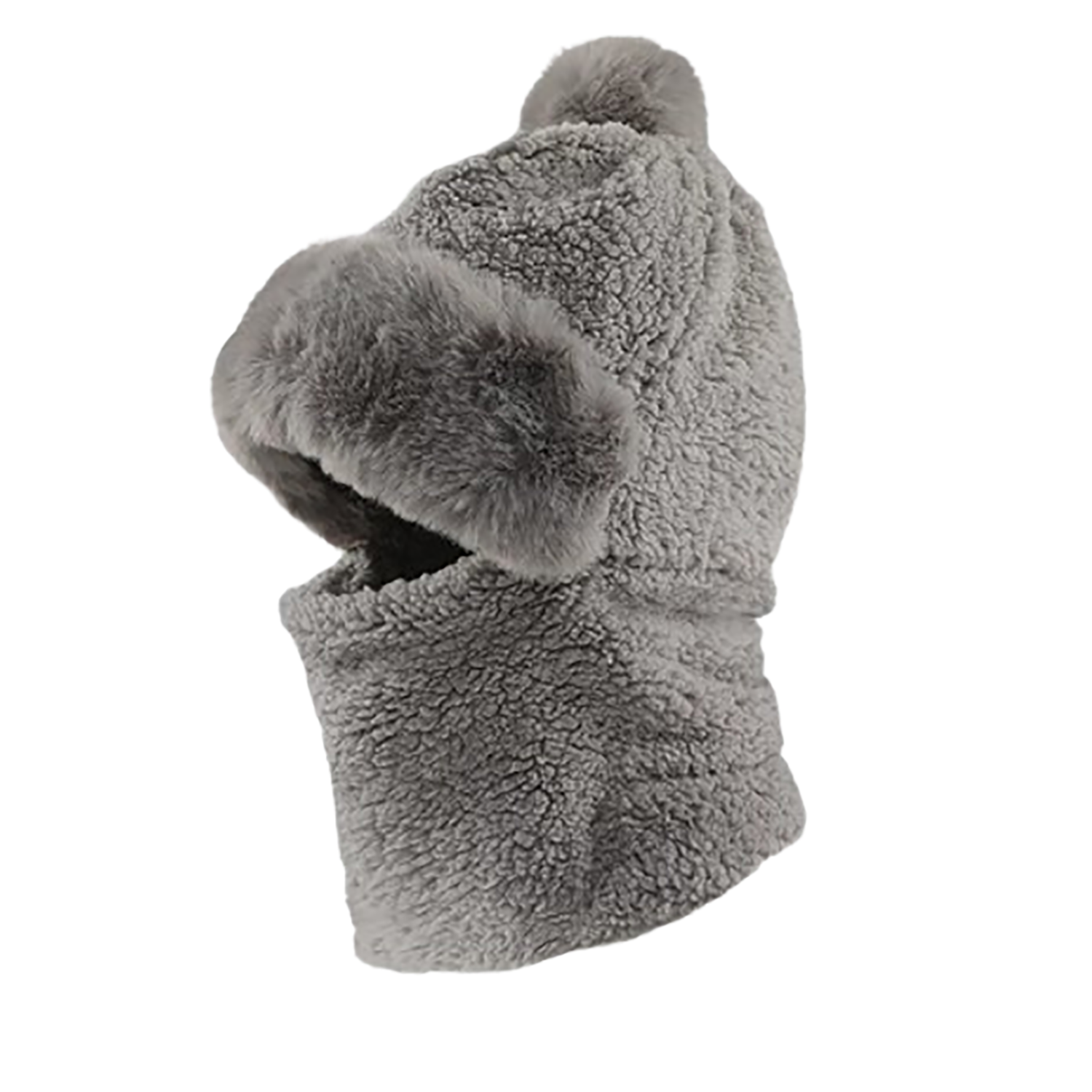 Integrated Beanie Hat and Scarf 3