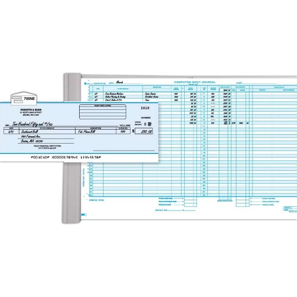 Computer input sales and cash receipt journal 3