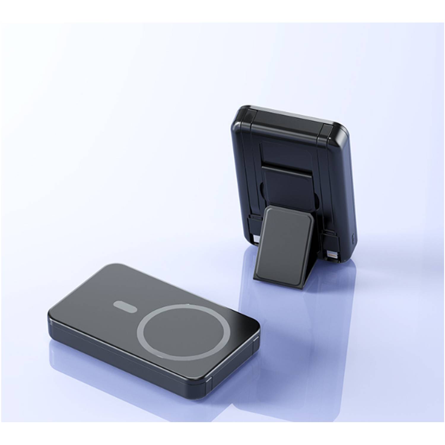 Magnetic Wireless Portable Charger w/ Foldable Stand 4