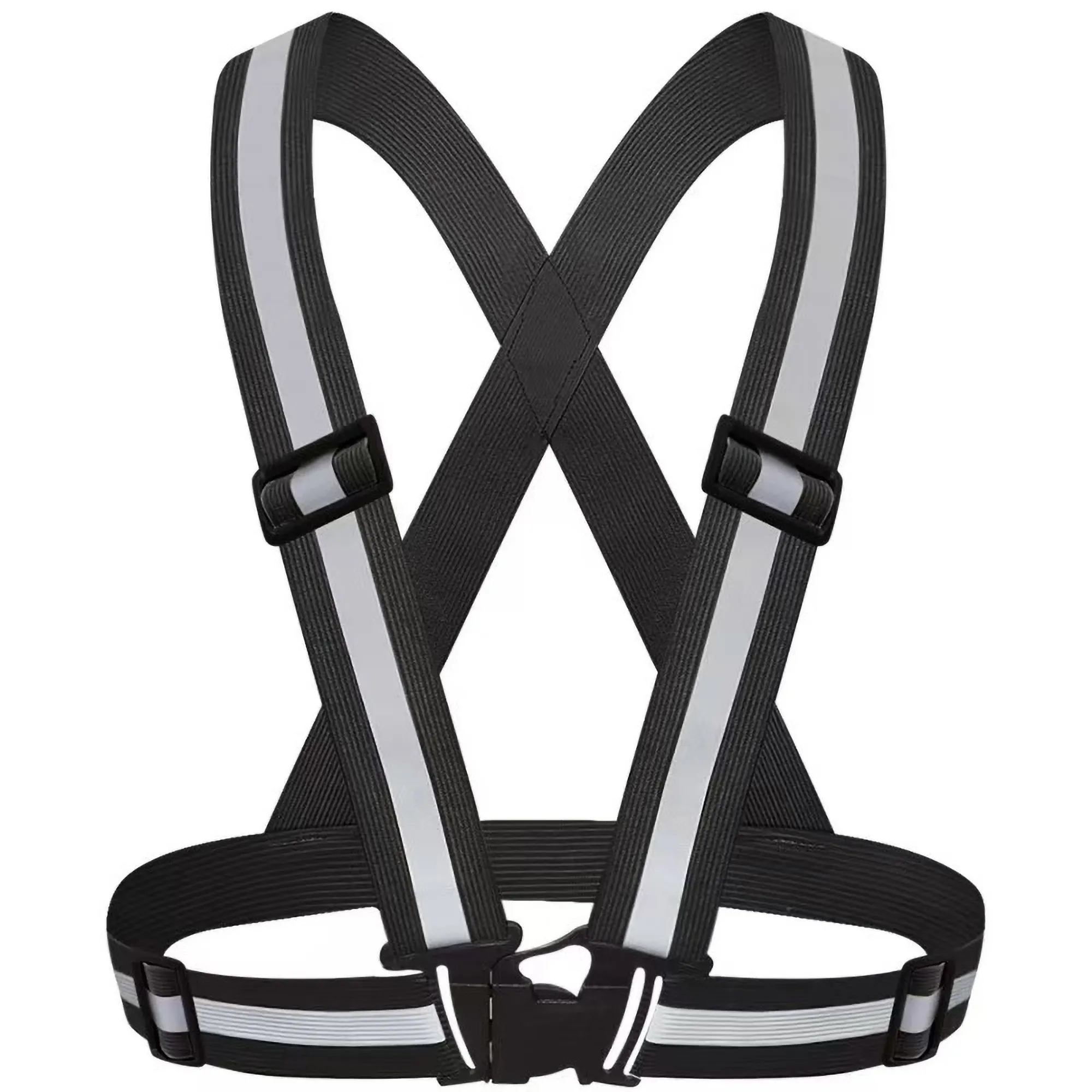Reflective Running Vest Adjustable Lightweight Safety 16