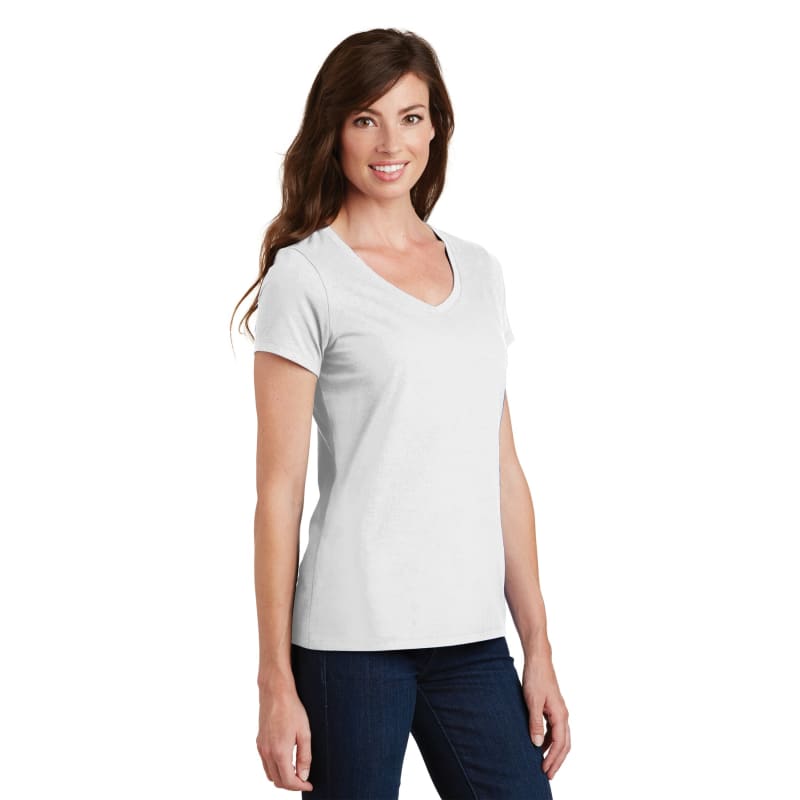 Port & Company Women's Fan Favorite V-Neck Tee. 159