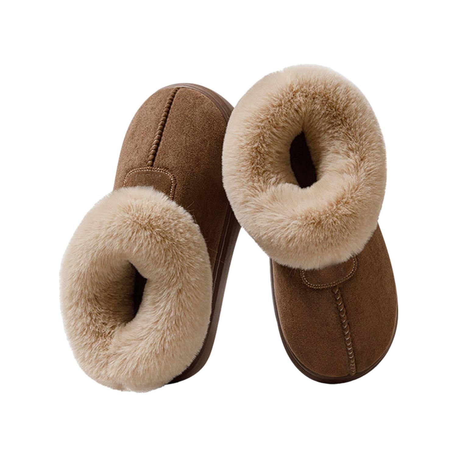 Winter Women Anti Slip Plush Fleece Slipper 8