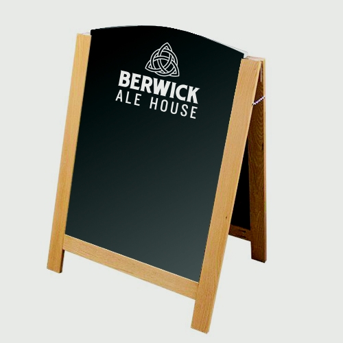 A-frame Wet-Erase Sign with Open Top