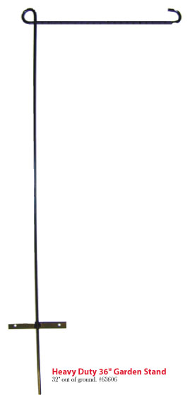 36 in. Heavy Duty Flag Stand