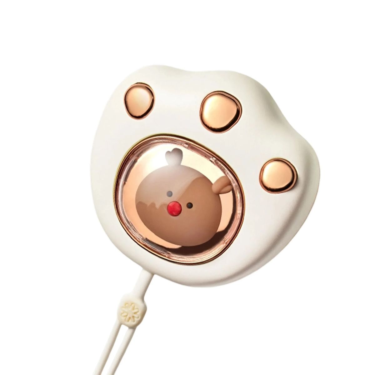 Cat Paw Hand Warmer Rechargeable Aluminum Design 5