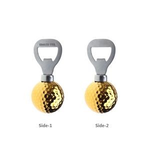 Charming Golf Ball Shaped Beer Bottle Opener Stainless Steel 6