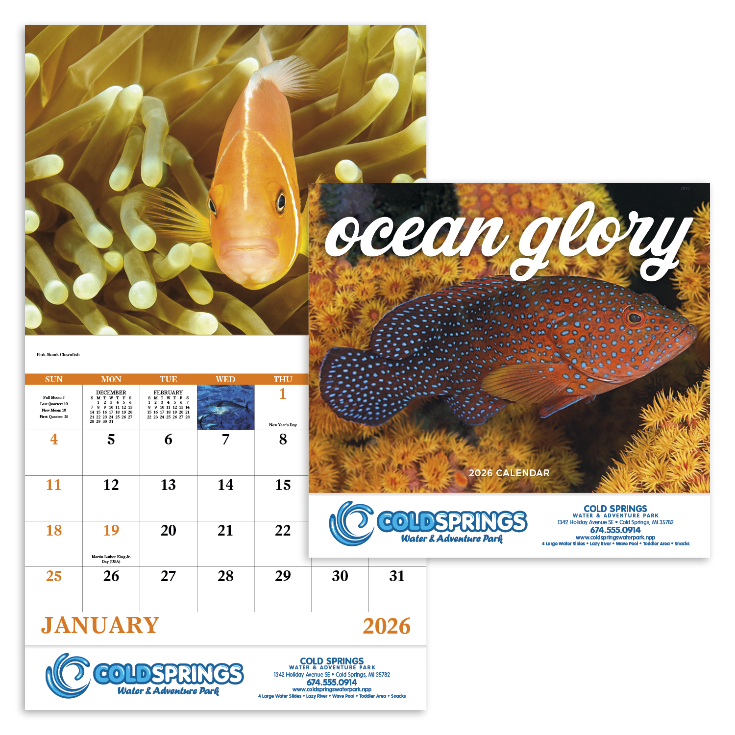 Good Value™ Ocean Glory - Stapled Calendar 61