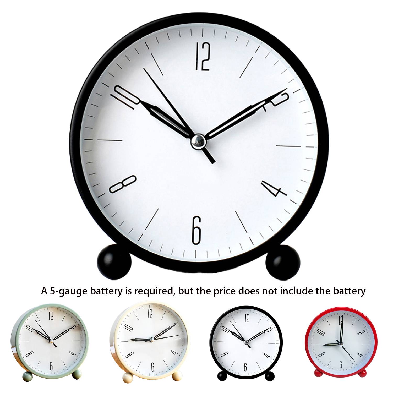 Kids Night Light Silent Alarm Clock 7