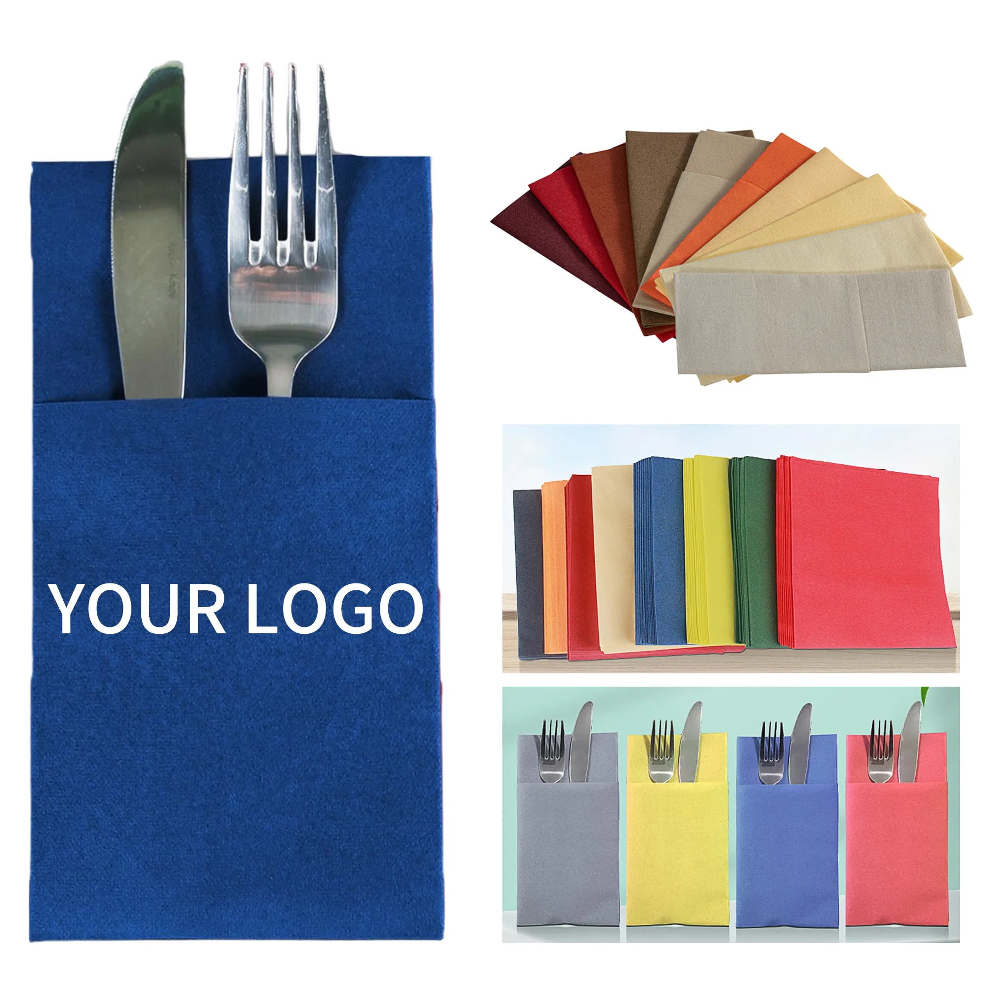 Luxury Linen Style Disposable Napkin 7
